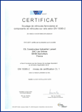 Zertifikate EN-15085